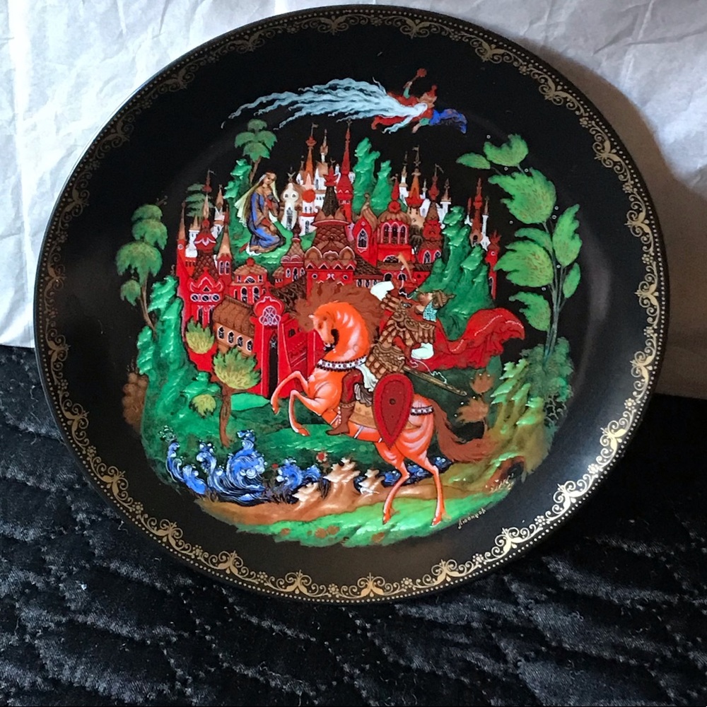 Ruslan and Ludmilla Decorative plate